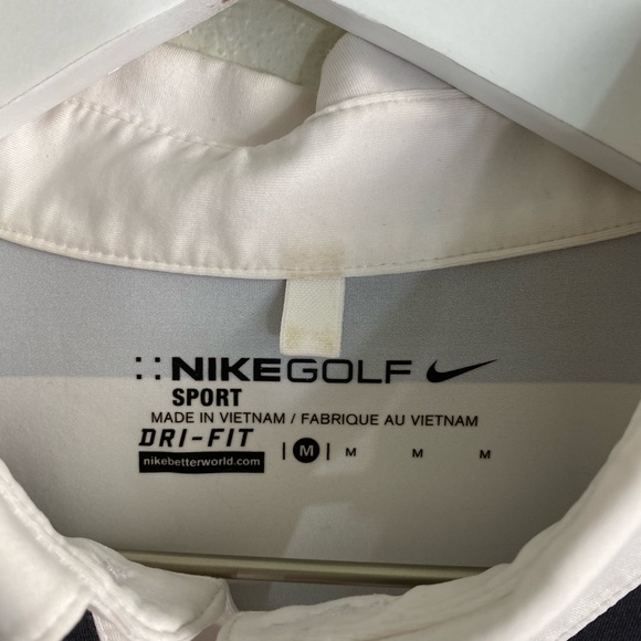 Nike Golf Gray and Orange Dri-Fit Polo - Picture 2 of 4